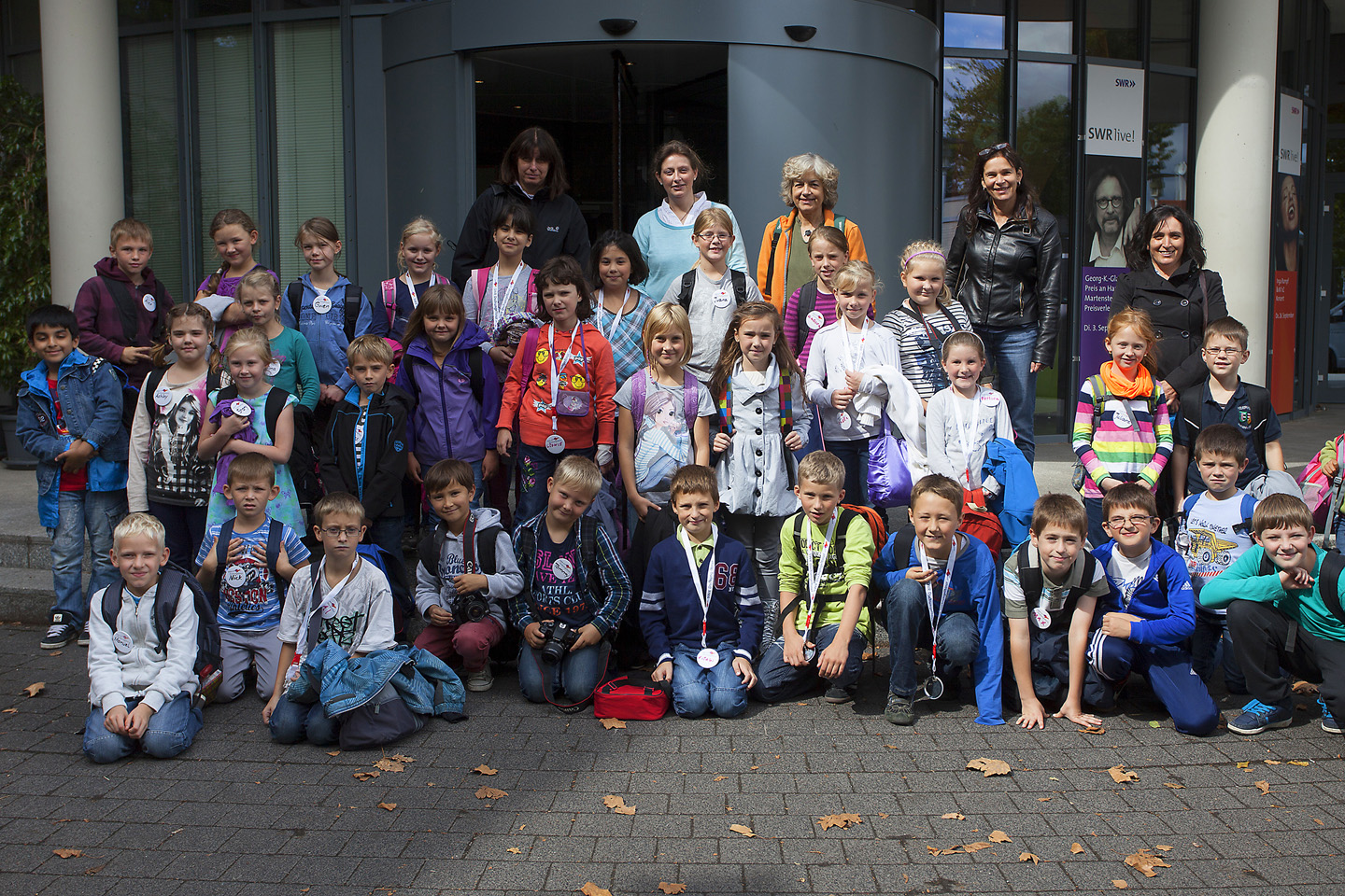Schüler der Klassen 3a und 3c der Gutenberg-Schule Dierdorf in Mainz